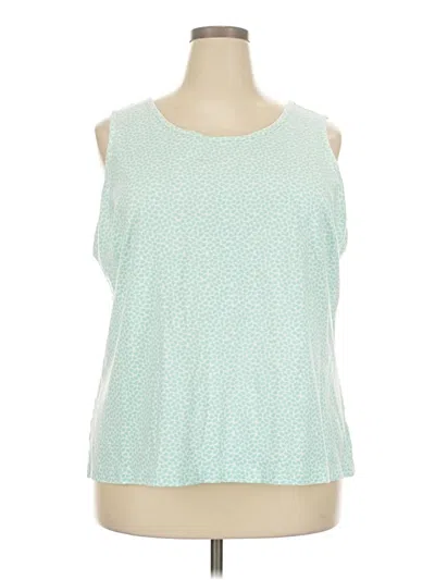 Pre-owned Lands' End Sleeveless T-shirt In Green