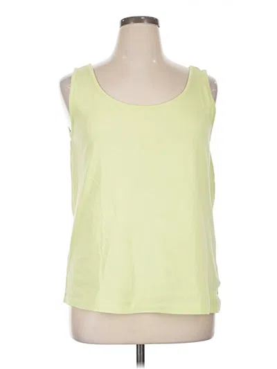 Pre-owned Lands' End Sleeveless T-shirt In Green