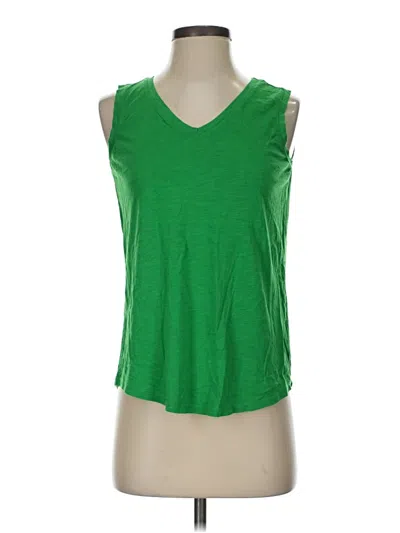 Pre-owned Lands' End Sleeveless T-shirt In Green