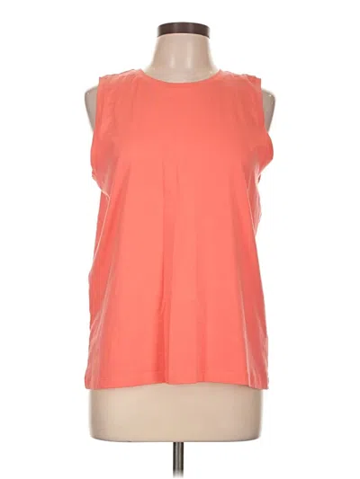 Pre-owned Lands' End Sleeveless T-shirt In Orange