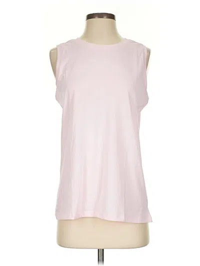 Pre-owned Lands' End Sleeveless T-shirt In Pink