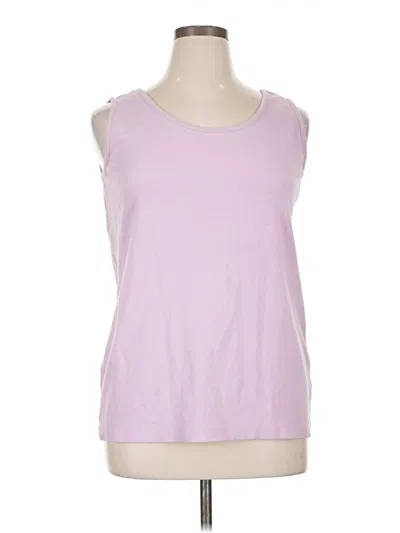 Pre-owned Lands' End Sleeveless T-shirt In Pink