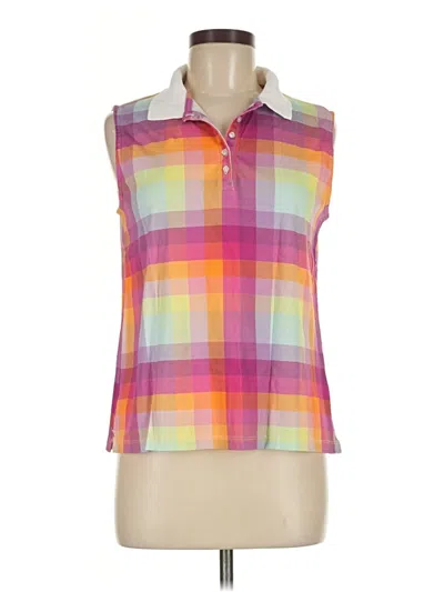 Pre-owned Lands' End Sleeveless T-shirt In Purple