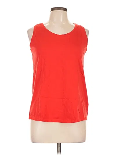 Pre-owned Lands' End Sleeveless T-shirt In Red
