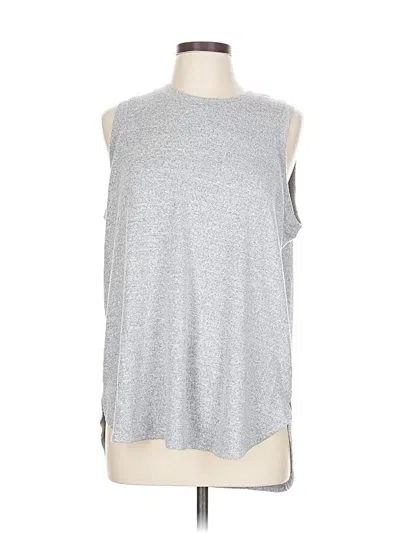 Pre-owned Lands' End Sleeveless T-shirt In Silver
