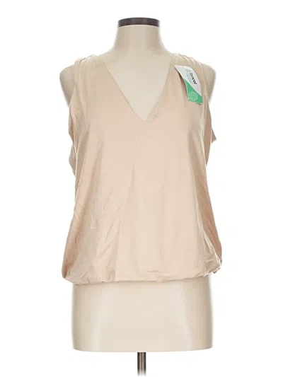 Pre-owned Lands' End Sleeveless T-shirt In Tan