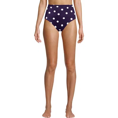 Lands' End Slender Lite Ultra High Rise Bottoms In Purple