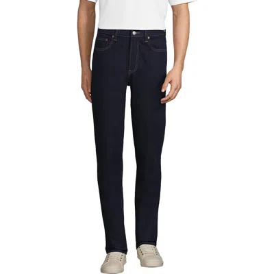 Lands' End Slim Fit Stretch Jeans Washed Black In Blue