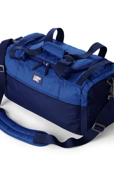 Lands' End Small All Purpose Travel Duffle Bag In Light Blue Twilight Heather