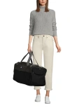 Lands' End Small All Purpose Travel Duffle Bag In Oxidized Gray Heather
