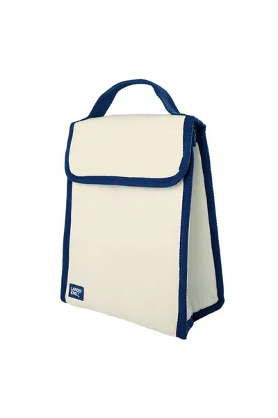 Lands' End Small Insulated Cooler Bag In White