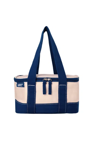 Lands' End Small Soft-sided Rectangular Cooler In Blue
