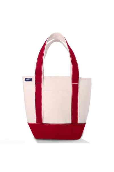 Lands' End Small Travel Cooler Tote Bag In White