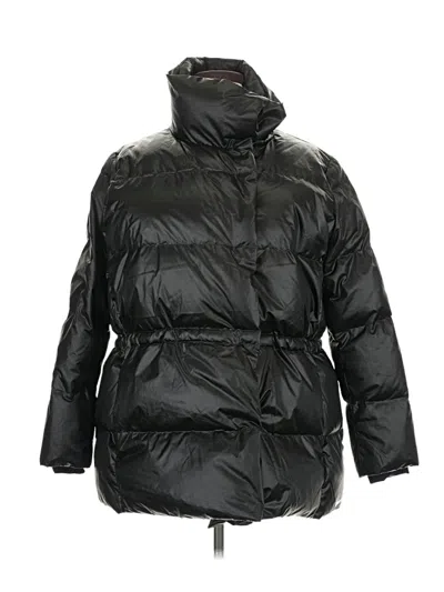 Pre-owned Lands' End Snow Jacket In Black