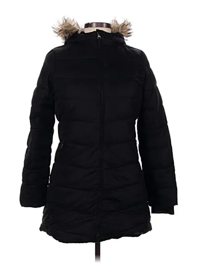 Pre-owned Lands' End Snow Jacket In Black