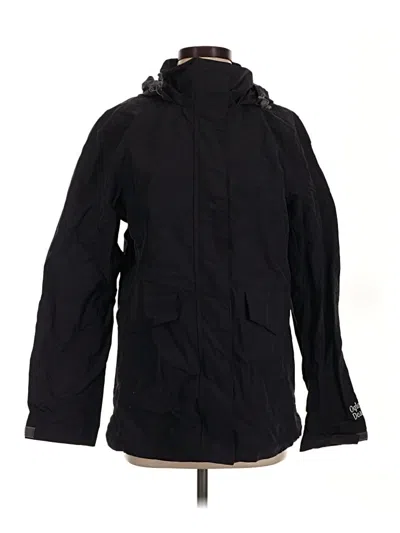 Pre-owned Lands' End Snow Jacket In Black