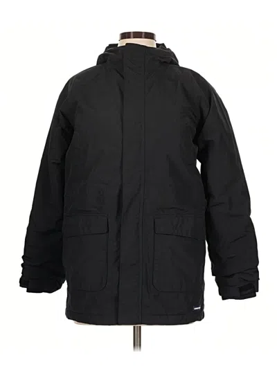 Pre-owned Lands' End Snow Jacket In Black
