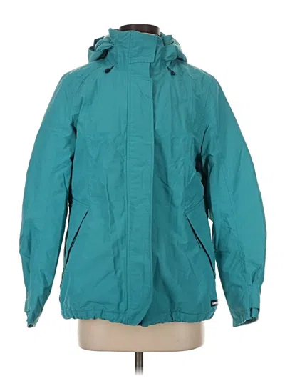 Pre-owned Lands' End Snow Jacket In Blue