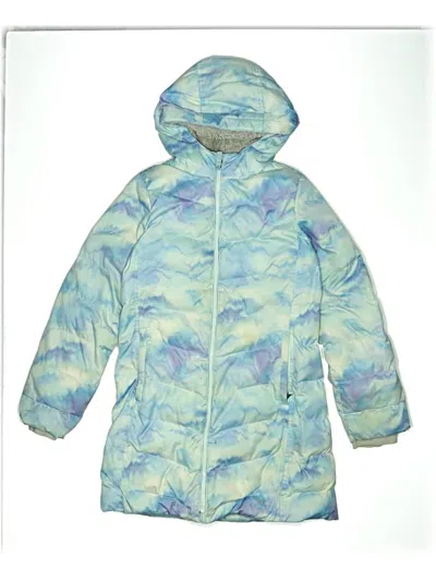 Pre-owned Lands' End Kids'  Snow Jacket In Blue