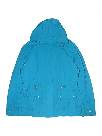 Pre-owned Lands' End Kids'  Snow Jacket In Blue