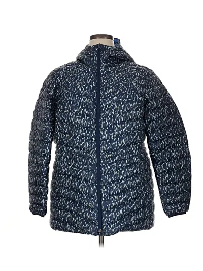 Pre-owned Lands' End Snow Jacket In Blue