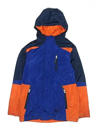 Pre-owned Lands' End Kids'  Snow Jacket In Blue