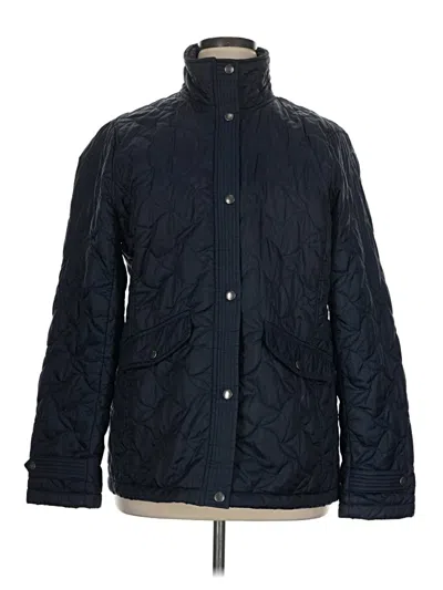 Pre-owned Lands' End Snow Jacket In Blue