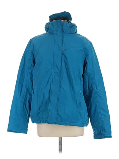 Pre-owned Lands' End Snow Jacket In Blue