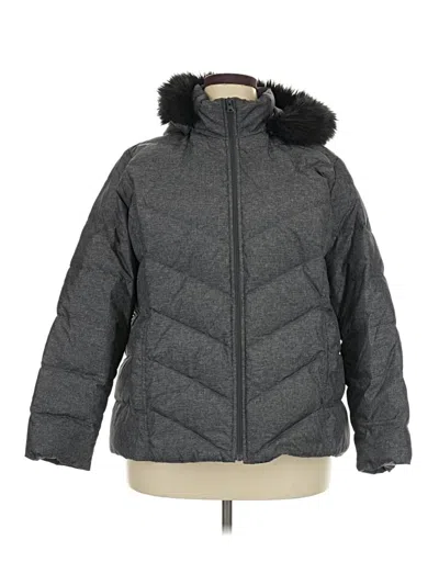 Pre-owned Lands' End Snow Jacket In Gray