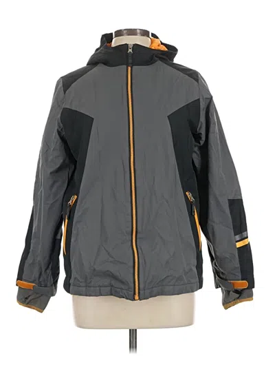 Pre-owned Lands' End Snow Jacket In Gray