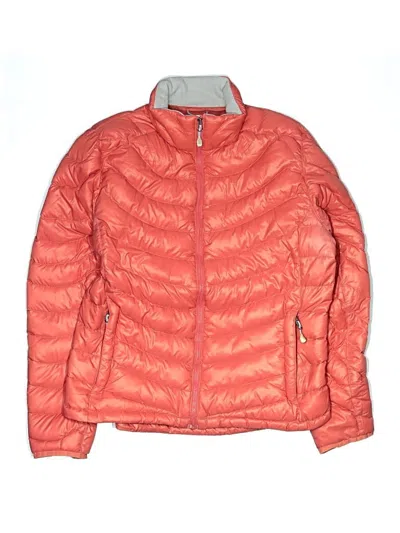 Pre-owned Lands' End Kids'  Snow Jacket In Orange