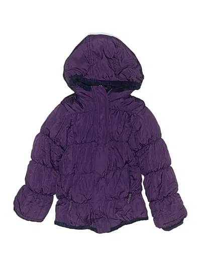 Pre-owned Lands' End Kids'  Snow Jacket In Purple