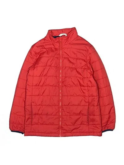 Pre-owned Lands' End Kids'  Snow Jacket In Red