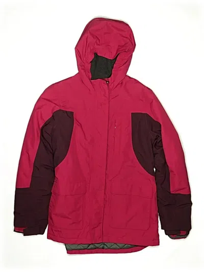Pre-owned Lands' End Kids'  Snow Jacket In Red