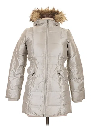 Pre-owned Lands' End Snow Jacket In Silver