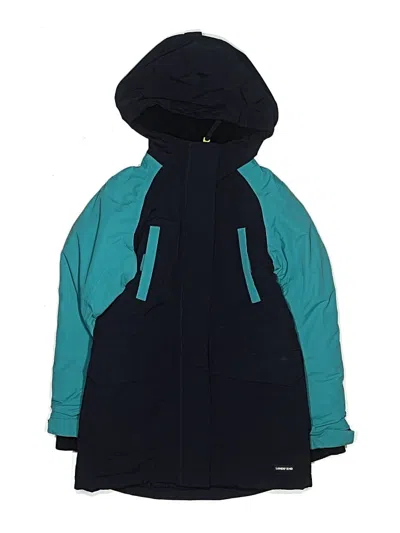 Pre-owned Lands' End Kids'  Snow Jacket In Teal