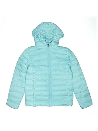 Pre-owned Lands' End Kids'  Snow Jacket In Teal