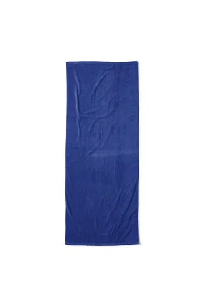 Lands' End Solid Beach Towel In Animal Print