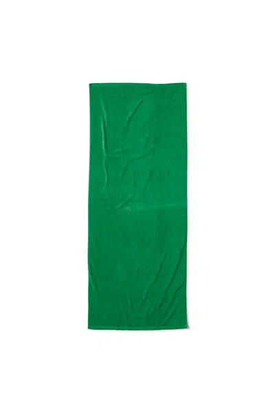 Lands' End Solid Beach Towel In Green