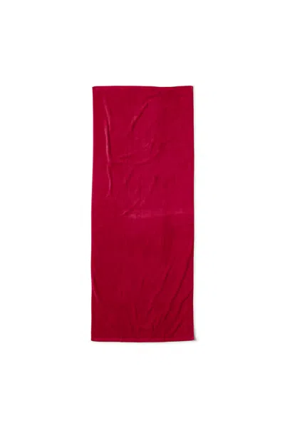Lands' End Solid Beach Towel In Animal Print