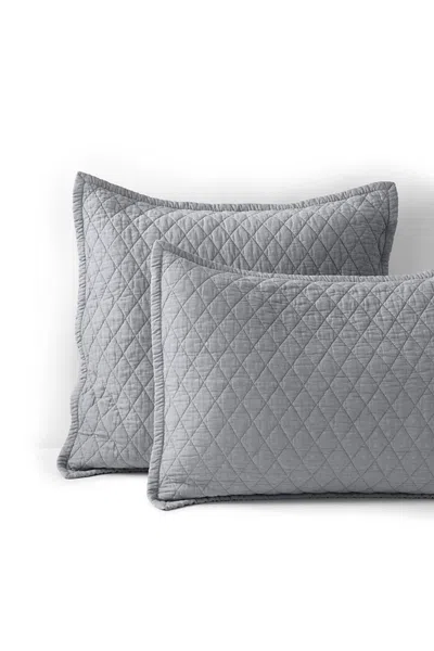 Lands' End Solid Diamond Double Voile Pillow Sham