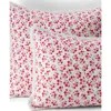 Lands' End Solid Diamond Double Voile Quilt In Red
