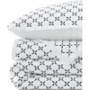 Lands' End Solid Diamond Double Voile Quilt In White