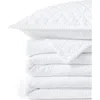 Lands' End Solid Diamond Double Voile Quilt In White