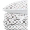 Lands' End Solid Diamond Double Voile Quilt In White