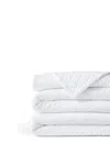 Lands' End Solid Diamond Double Voile Quilt In White