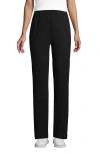Lands' End Sport Knit High Rise Pants In Black