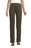 Lands' End Plus Size Sport Knit High Rise Pants In Forest Moss