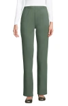 Lands' End Sport Knit High Rise Pants In Lily Pad Green