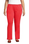 Lands' End Plus Size Sport Knit High Rise Pants In Sahara Desert